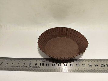 Форма для мафін 70*22,5 9А коричневі (6000шт) Good Baking 000002327 фото